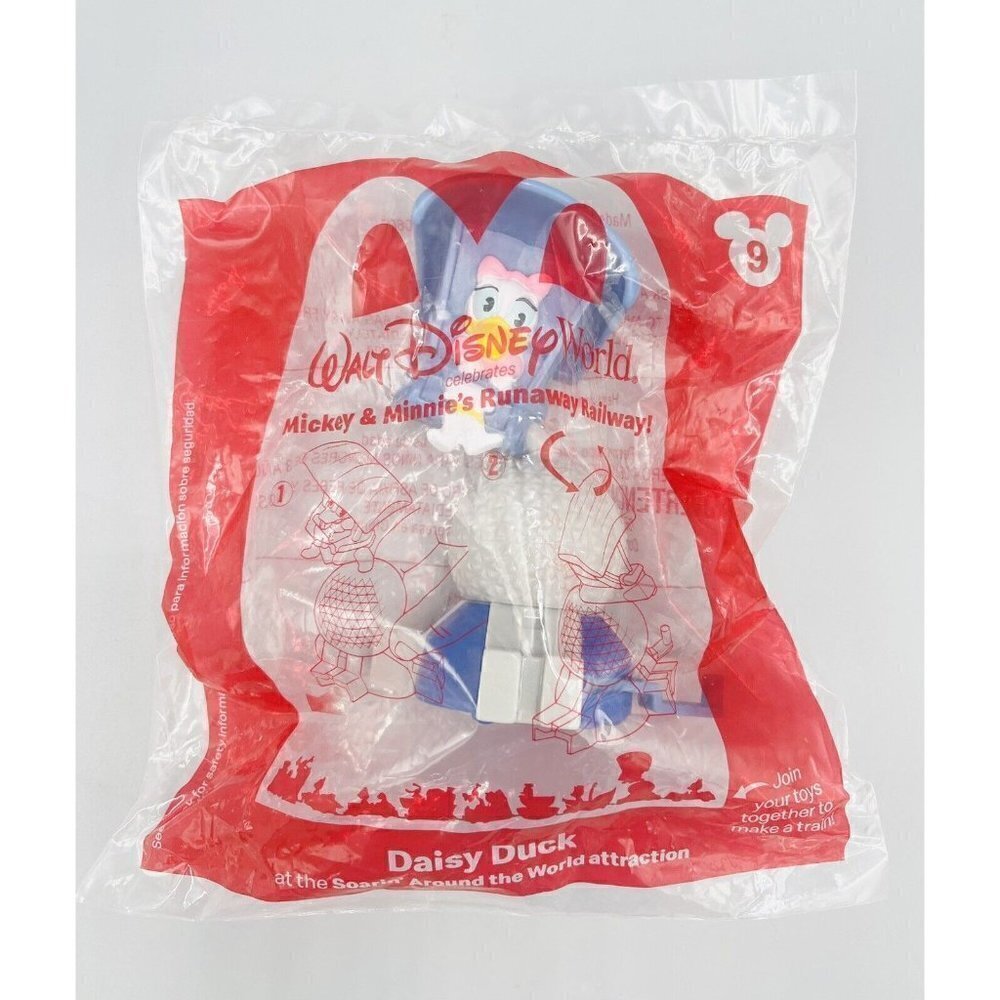 DAISY DUCK Soarin' Around World DISNEY Runaway Railway 2020 HAPPY MEAL Toy #9